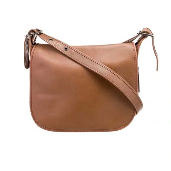 Coach Tan Leather Crossbody Bag - Picture 1 of 11